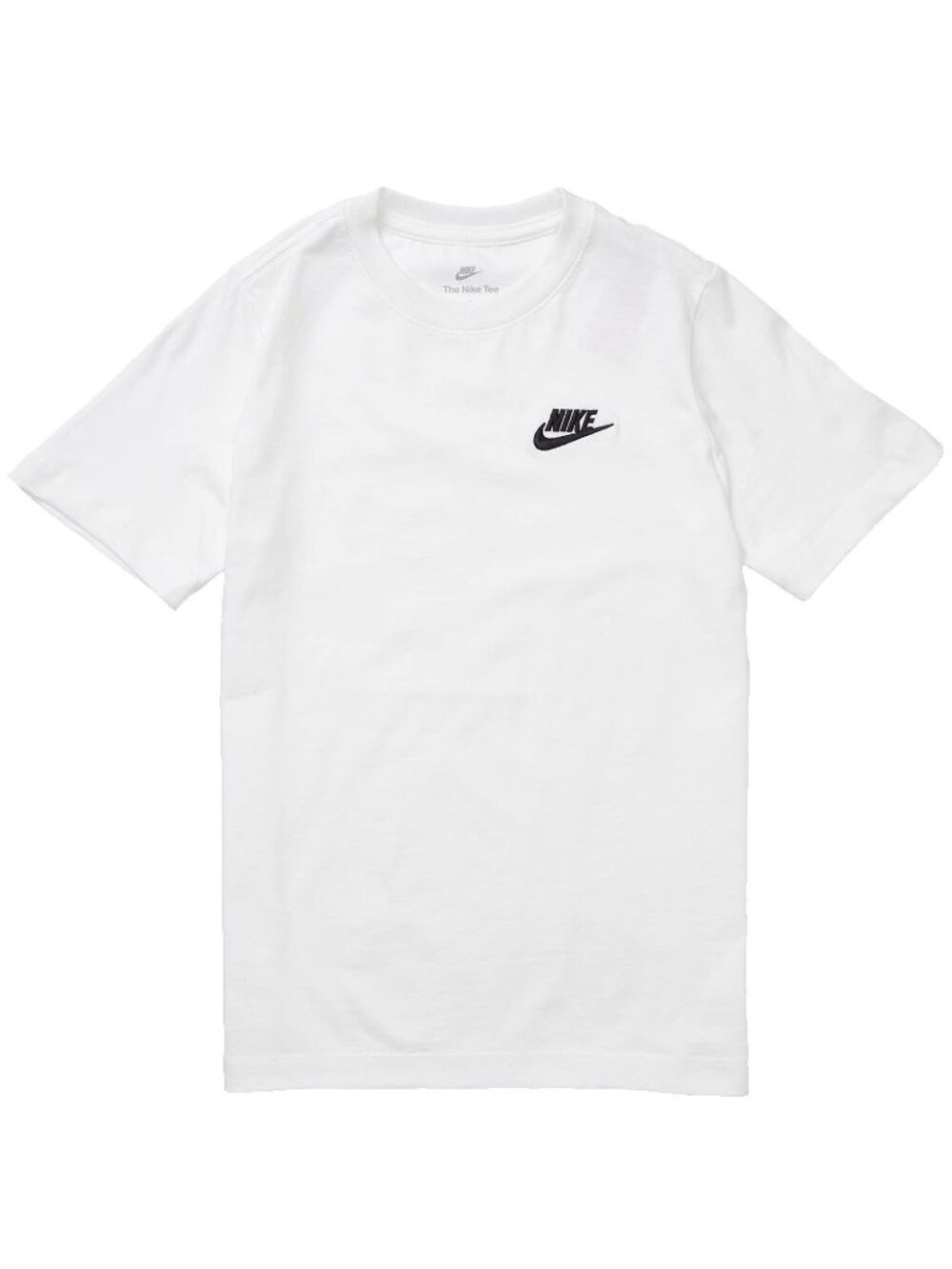 Nike Kids Sportswear Embroidered Futura T-shirt White Size XS